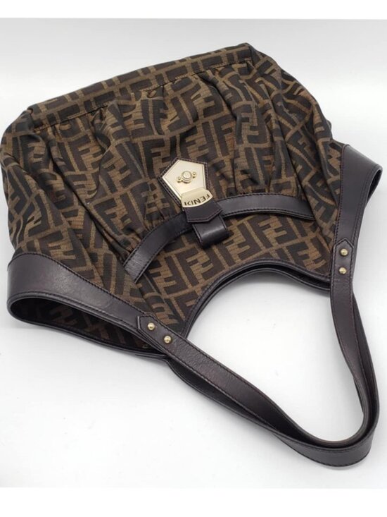 Authentic Fendi Leather Tote Bag lux318-111525 - Picture 5 of 13